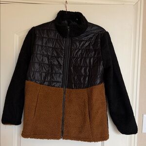 Source Unknown Black and Brown Ski Jacket